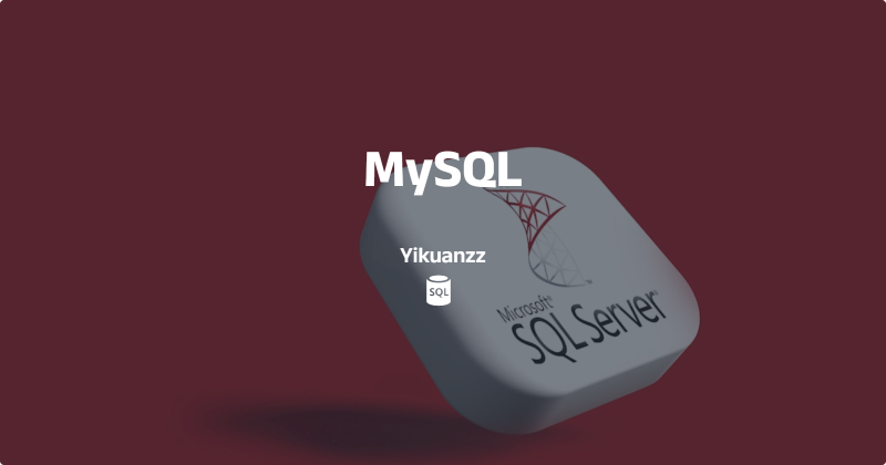 Featured image of post MySQL