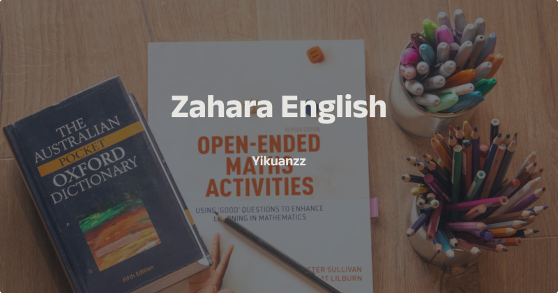 Featured image of post ZaharaEnglish